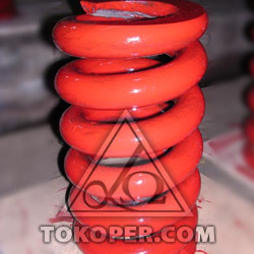 Jual per pegas tekan peredam getar roda kereta api atau train wheel shockbreaker