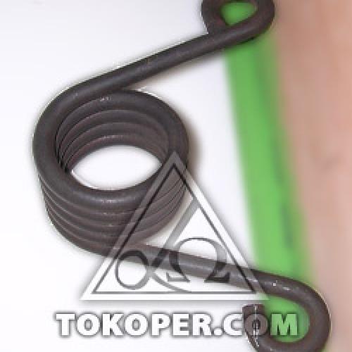 Jual per pegas puntir torsion spring dari baja VCN with closed hook